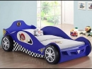 Childrens Racing Car Bed Blue Racing Car Bed kids beds car beds fun beds novelty beds
